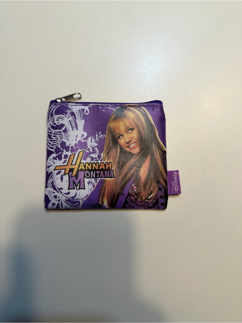 Hannah Montana Disney channel original zippered coin purse
